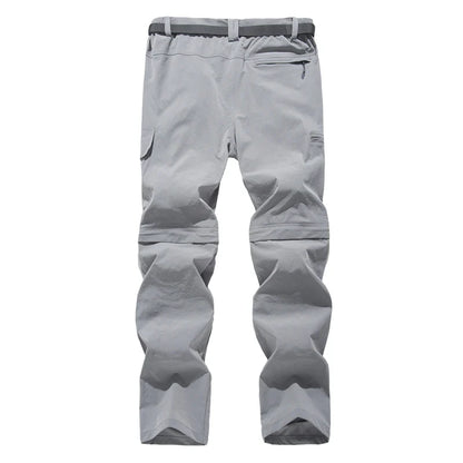 Fanuocetar Mens Removable Hiking Pants for Summer Quick Dry Camping Trekking Climbing Outdoor Scratch-resistant Stretch Pants