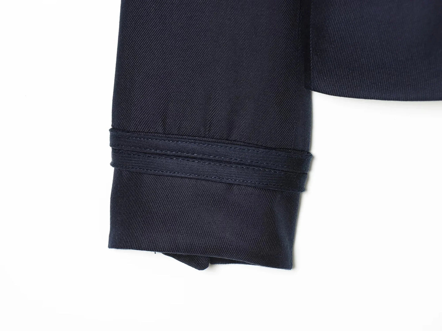 Elegant Casual Chic Women Blazer NavyBlue Buttons Stand Collar Slim Blazer Fashion 2026 Spring Summer Office Lady Blazer