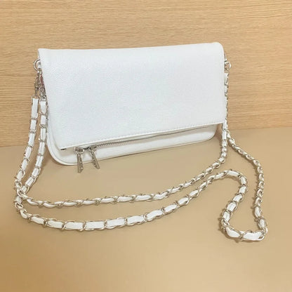 Luxury Design Bag for Women Fashionable Black Leather Ladies Crossbody Bag 2026 New Style Retro Single Shoulder Envelope Bag