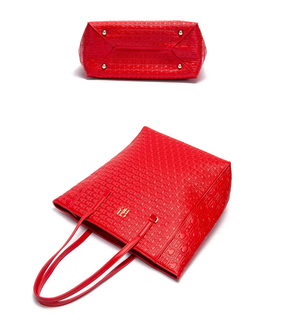 Party Party Party Large Capacity PU Material Women's Handbag Fashion Classic Retro Women's New Handbag