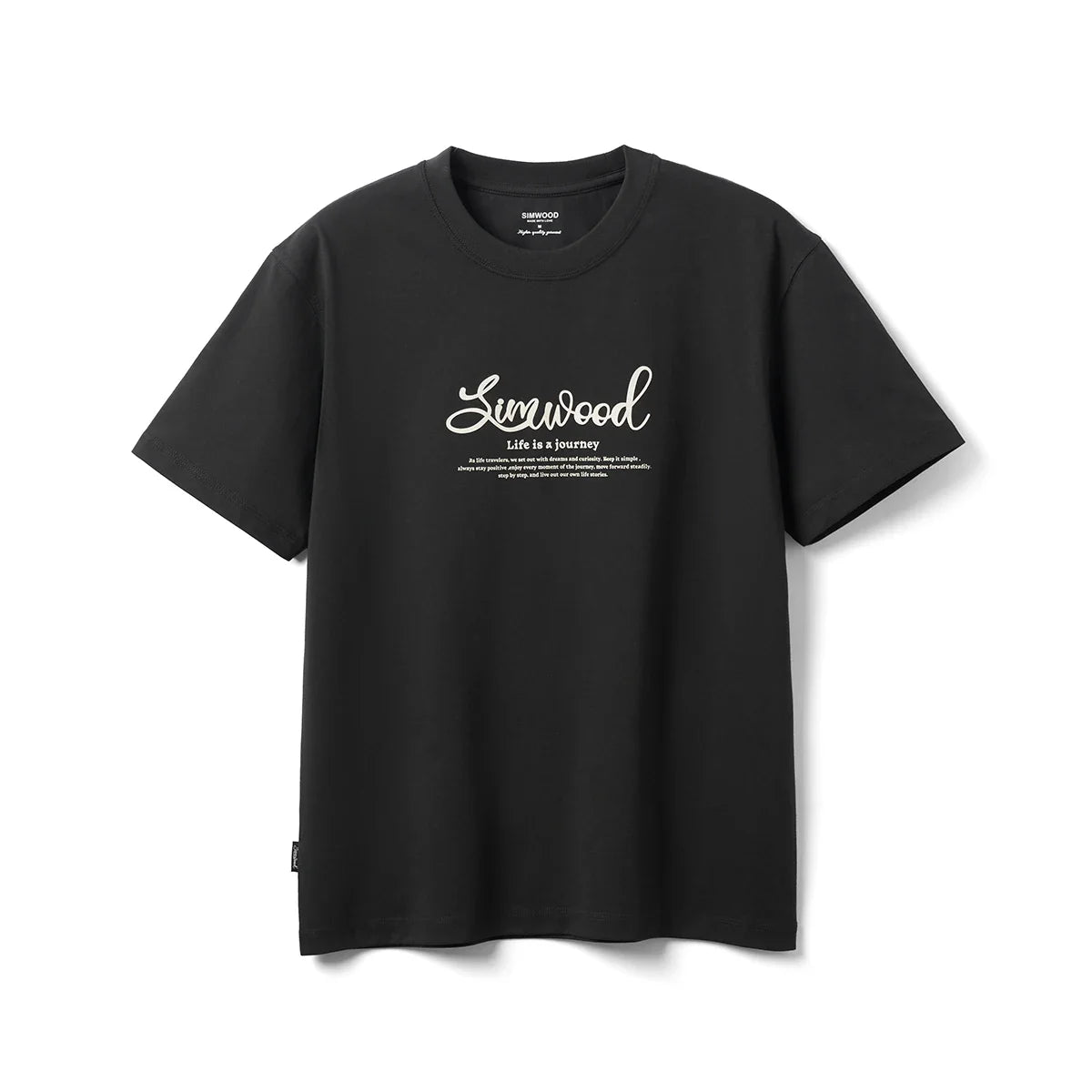 2026 Summer New Oversize 230gsm Sorona Cool Feeling Fabric Men Fashion Letter Print Tops High Quality Tees