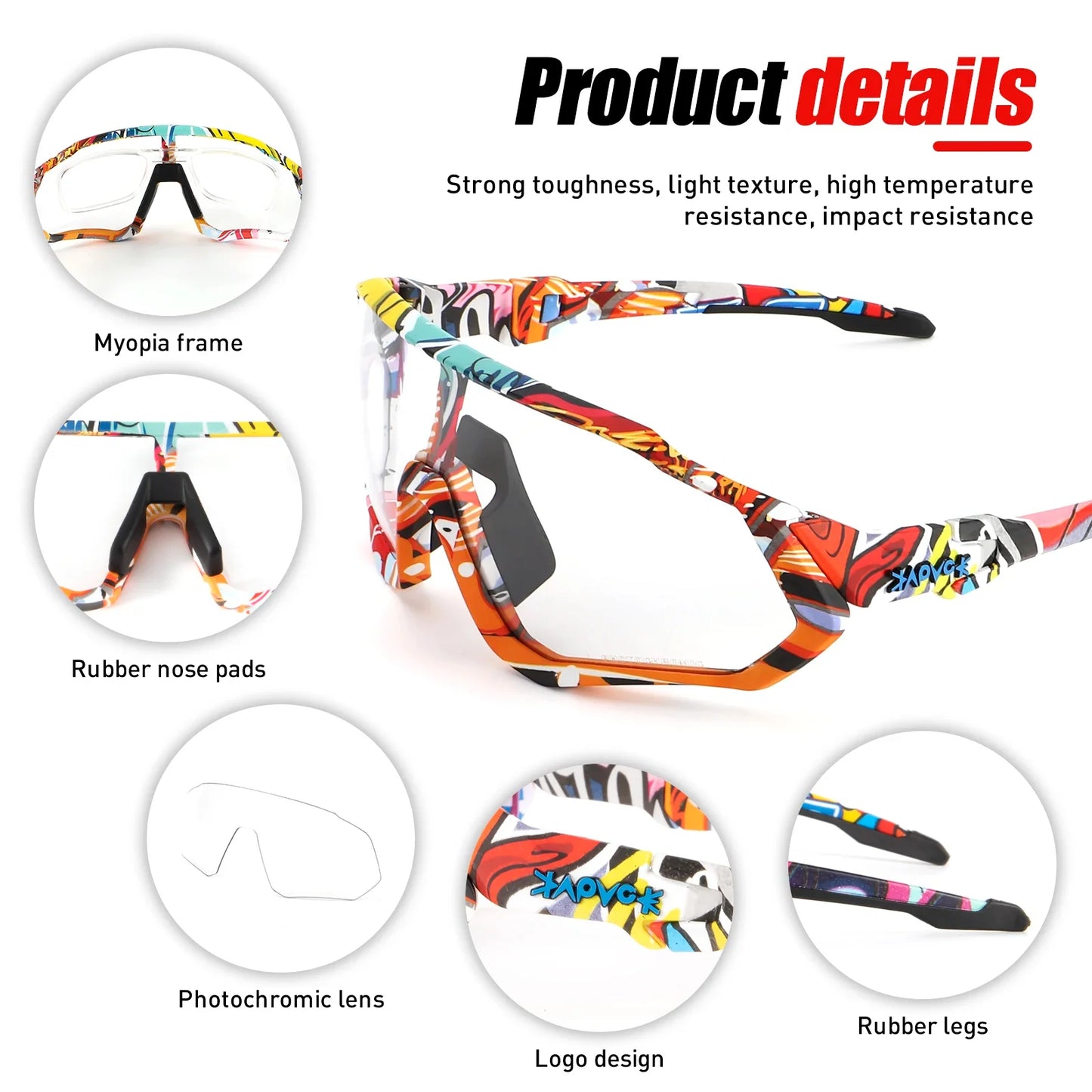 Photochromic Cycling Sunglasses Men Women Road Mtb Mountain Bike Bicycle Glasses Cycling Glasses Sport Running Eyewear