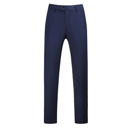 2026 New Men's Middle Waist Pants, 25 Color Choice, Elegant Office Men Trouser, Modest Green Pink Yellow Asian Size M-6XL