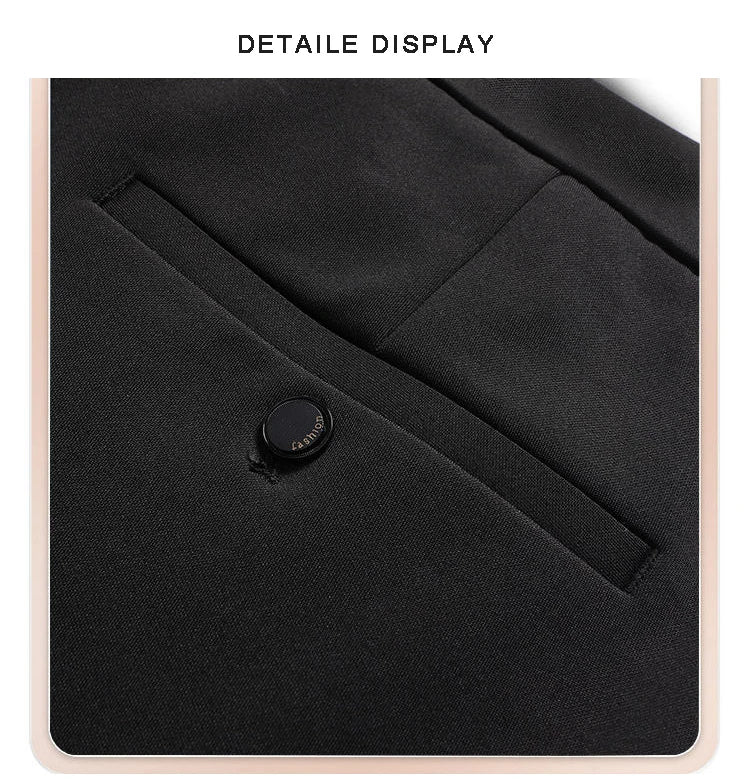 Men's Trousers Stretchy Suit Pants Summer Spring Casual Business Pants Breathable Comfortable Loose Straight Formal Pants