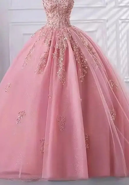 Shiny Party Dresses 15 Quinceanera Dresses Ball Gown Elegant Off Shoulder 15 Year Old Dress Customized Prom Gown Plus Size
