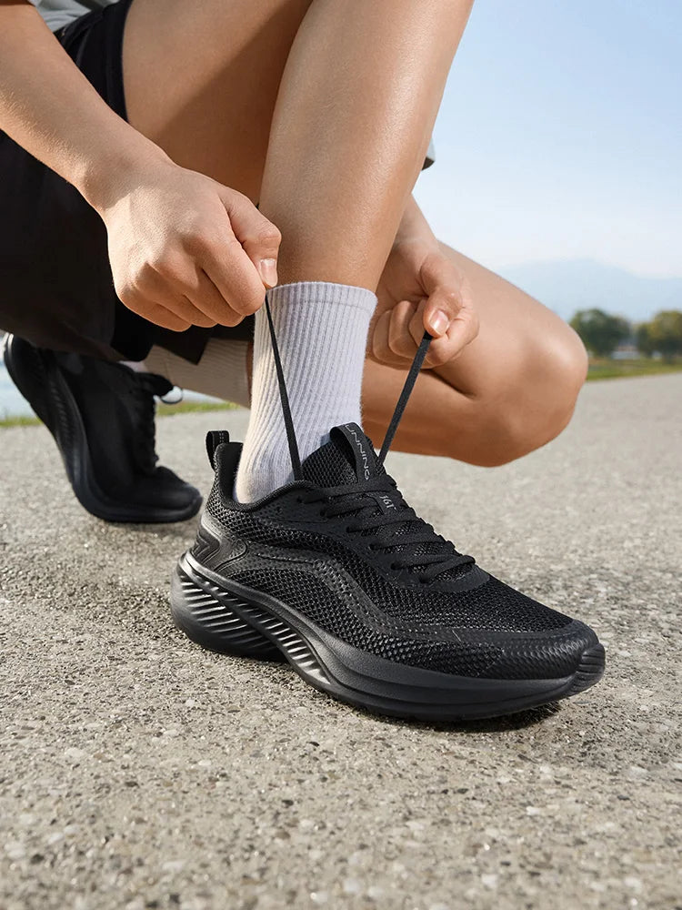 Wear-resistant Comfortable Shock Absorb Lightweight stable Breathable Male Jogging Sneakers 672612223F