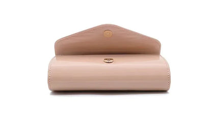 Patent Leather Envelope Clutch Purse Shiny Candy Color Cover Day Clutches Evening Bag for Women Shoulder Handbags Bolso Mujer