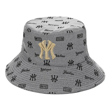 Unisex Letter Embroidery Fisherman Hat Women Summer Versatile Sunscreen Hats Sun Hat Men Trend Bucket Hats