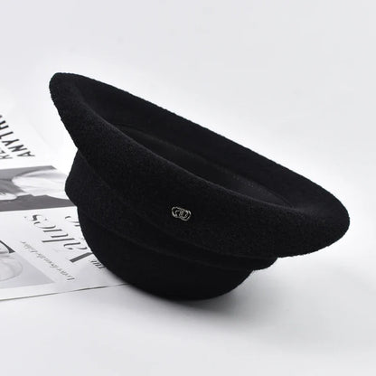Women Elegant Party Formal Fedora Hat Winter Dome Basin Hat  Female Fashion Headwear