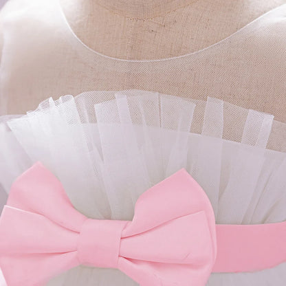 Leopard Princess Party Baby Girl Dress Toddler Tulle Wedding Bridesmaid Evening Dresses for Girls 1st Birthday Prom Tutu Costume