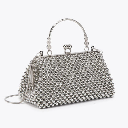 Purses and handbag luxury Designer Clutch purse handmade Pearl decoration Party Wedding Evening bag banquet bag