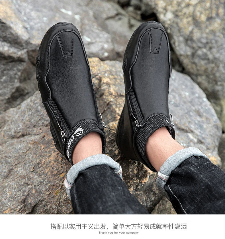 DBECK Men Sneakers Casual Shoes Male High Top Sneakers Winter Warm Designer Fashion Loafers Lace Up Shoes Men Ankle Boots