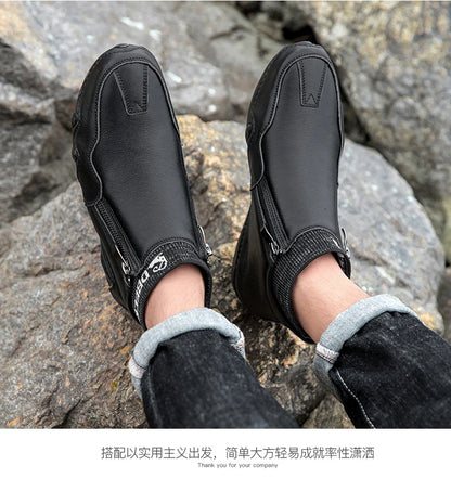 DBECK Men Sneakers Casual Shoes Male High Top Sneakers Winter Warm Designer Fashion Loafers Lace Up Shoes Men Ankle Boots