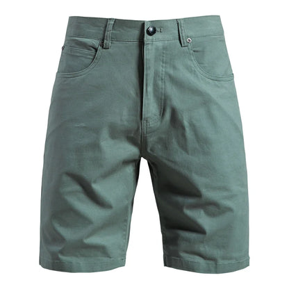 Men's 100% Cotton Summer Shorts Casual 11-Tone Multi-Pocket Lightweight Street Shorts