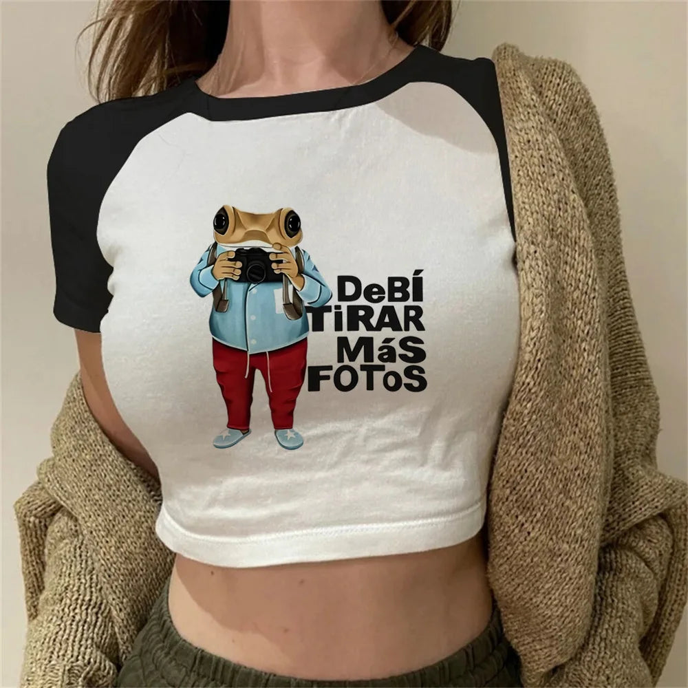 Dtmf Bad Bunny top tees women kawaii Classic Colorful Grunge harajuku  top tees anime Psychedelic harajuku korean clothes kawaii