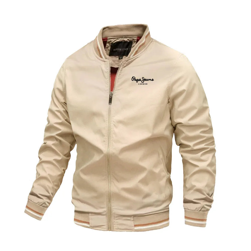 2025 Spring Summer Bomber Jacket Men Black Casual Slim Fit Baseball Mens Jackets New Autumn Fashion High Quality Jackets for Men