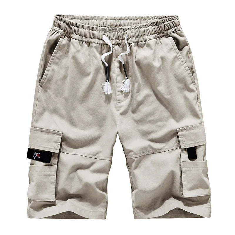 Mens Summer New Trendy Brand Five Point Cropped Pants High Quality Cargo Shorts Mens Plus Size Sports Casual Fashion Shorts