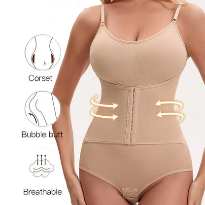 Women shapewear bodysuit tummy control tight slimming body shaper bodysuit with bras