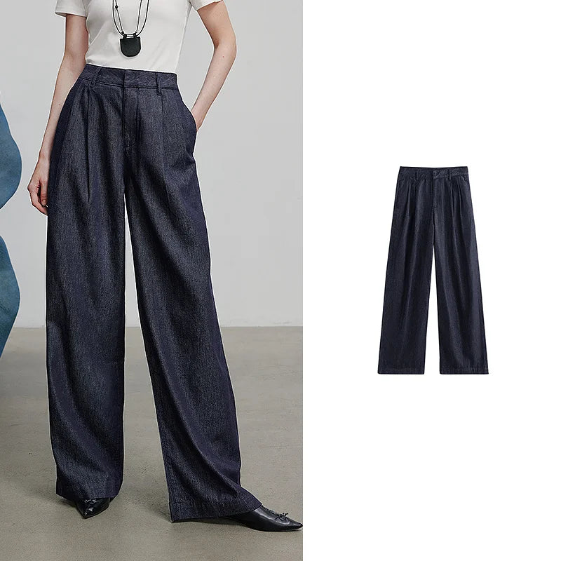 Women Denim Jean 2025 Spring New Long Pants 8518042