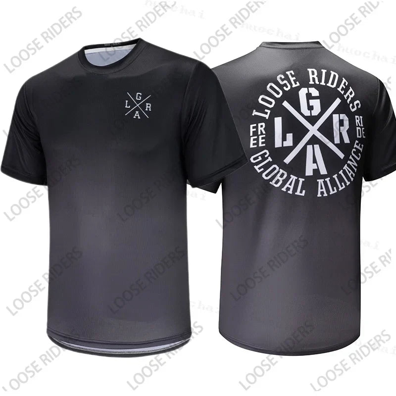 Loose Rider Men's MTB Shirt Off-Road Endurance Motorcycle Downhill Jersey BMX Mountain Bike Long-Sleeved Jersey