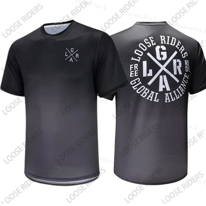 Loose Rider Men's MTB Shirt Off-Road Endurance Motorcycle Downhill Jersey BMX Mountain Bike Long-Sleeved Jersey