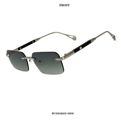 2026 Rimless Sunglasses Women Vacation Sunscreen New Square Sunglass Men Brand Design Fashion Glasses Shades Lentes De Sol Mujer
