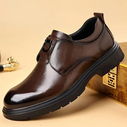 Business Men Shoes Patent Leather Man Brogues Shoes Fo Man Dress Shoe Loafers Pointed Toe Male Moccasins Plus Size Shoes for Men