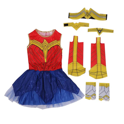 Anime Deluxe Dawn of Justice Wonder Woman Superhero Halloween Cosplay Fantasia Fancy Dress Costume Cosplay Costumes