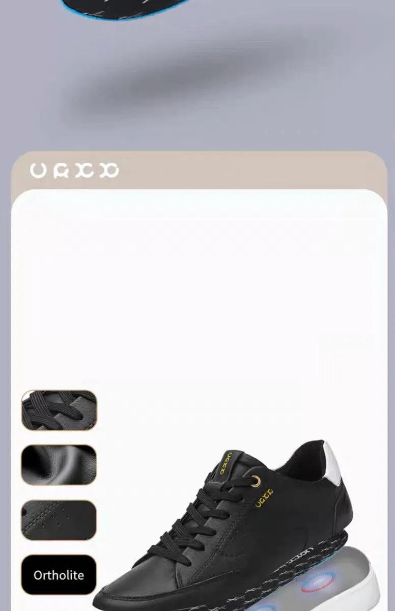 Genuine Leather Shoes Men High Quality Trekking Casual Athletic Sneaker Outdoor Walking Summer Breathable Lightweight Men Shoes