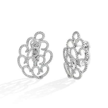 Women's Earrings For Party S925 Silver Moissanite Earrings D VVS1 Yellow Gold Plated Gifts Sparkling Jewelry
