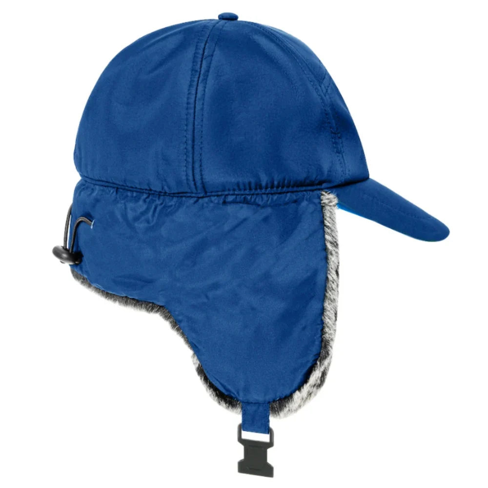 Russian Hat Men Women Waterproof Snow Ski Earflap Cap Thick Warm Fleece Lined Autumn Winter Hat Male Female Trapper Caps
