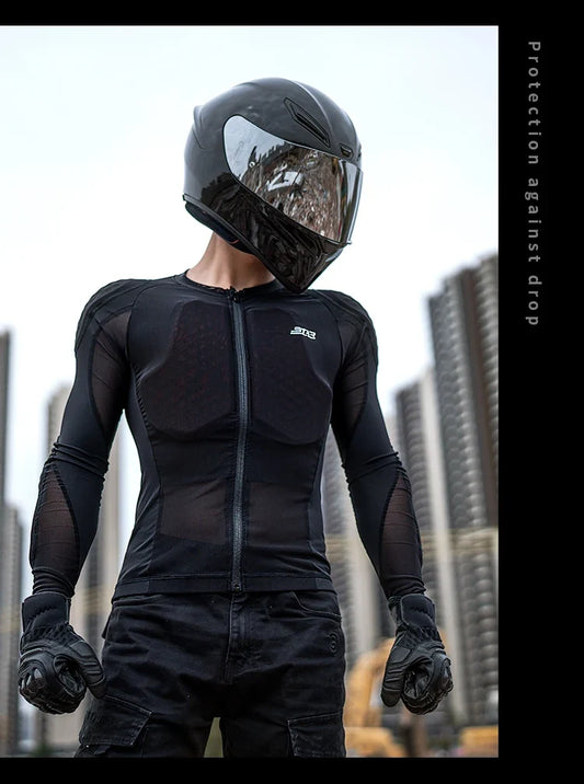Summer Motorcycle Jackets Full Body Armor Protection Jacket For Motorbike Racing Lightweight Soft Motocross Clothing Moto Jacket