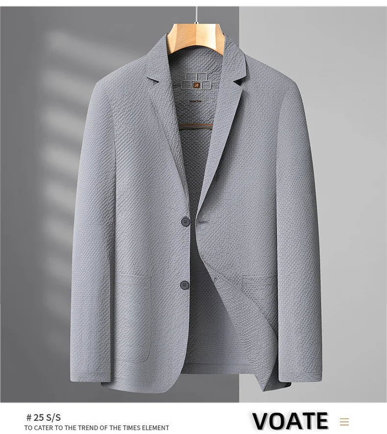 Summer new style suit jacket - Men's fashionable lightweight breathable quick-drying coat with sun protection fabric
