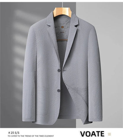Summer new style suit jacket - Men's fashionable lightweight breathable quick-drying coat with sun protection fabric