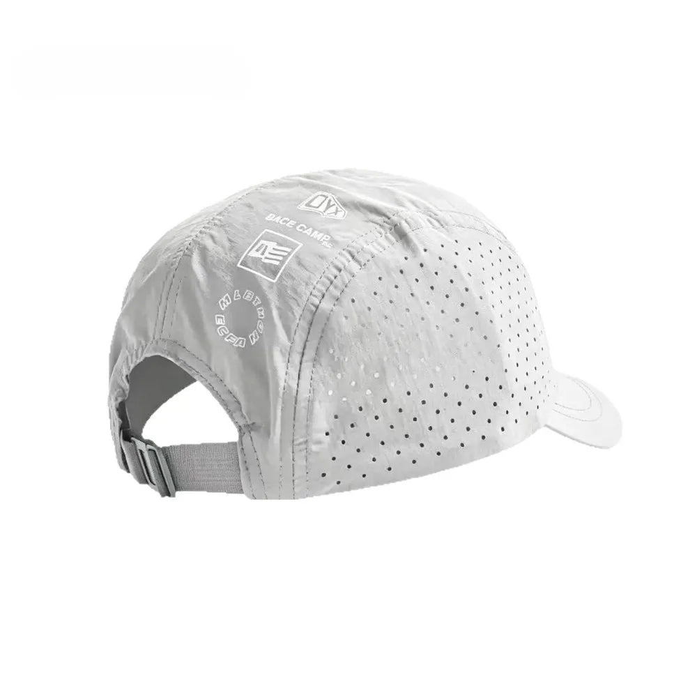 Short Brim Quick-Drying Mesh Baseball Cap - Breathable Lightweight UV Protection Sunshade, for Men Women Couples, Outdoor Hiking