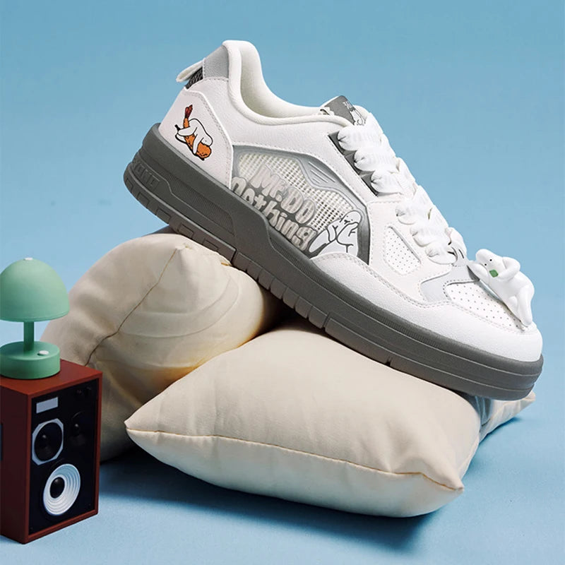 Men's Leisure Board Shoes Mr.Donoting Collaboration New Trendy Summer Breathable Male Sneakers 672626606
