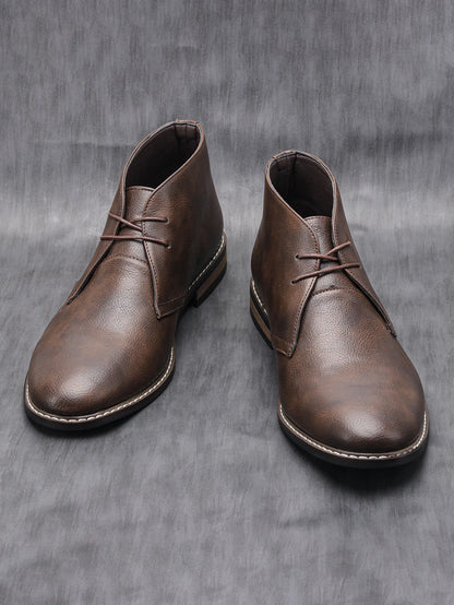 Retro Style Men Boots leather boots Men Ankle Boots #KD581