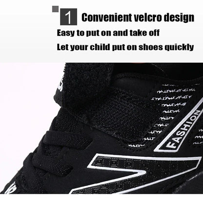 Children's Sneakers for Boy Lightweight Sport Tennis Shoes Fashion Breathable Mesh Kids School Running Basketball Shoes Non Slip