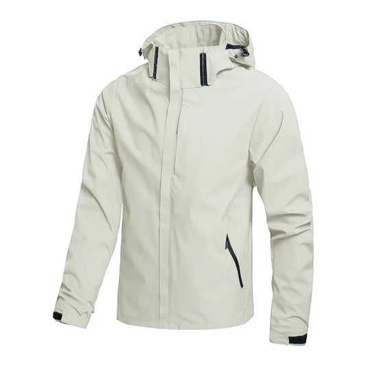 Men's Outdoor Waterproof Raincoat Lightweight Cycling Coat with Hood Streetwear Hiking Windproof Jacket Climbing Outdoor Jackets