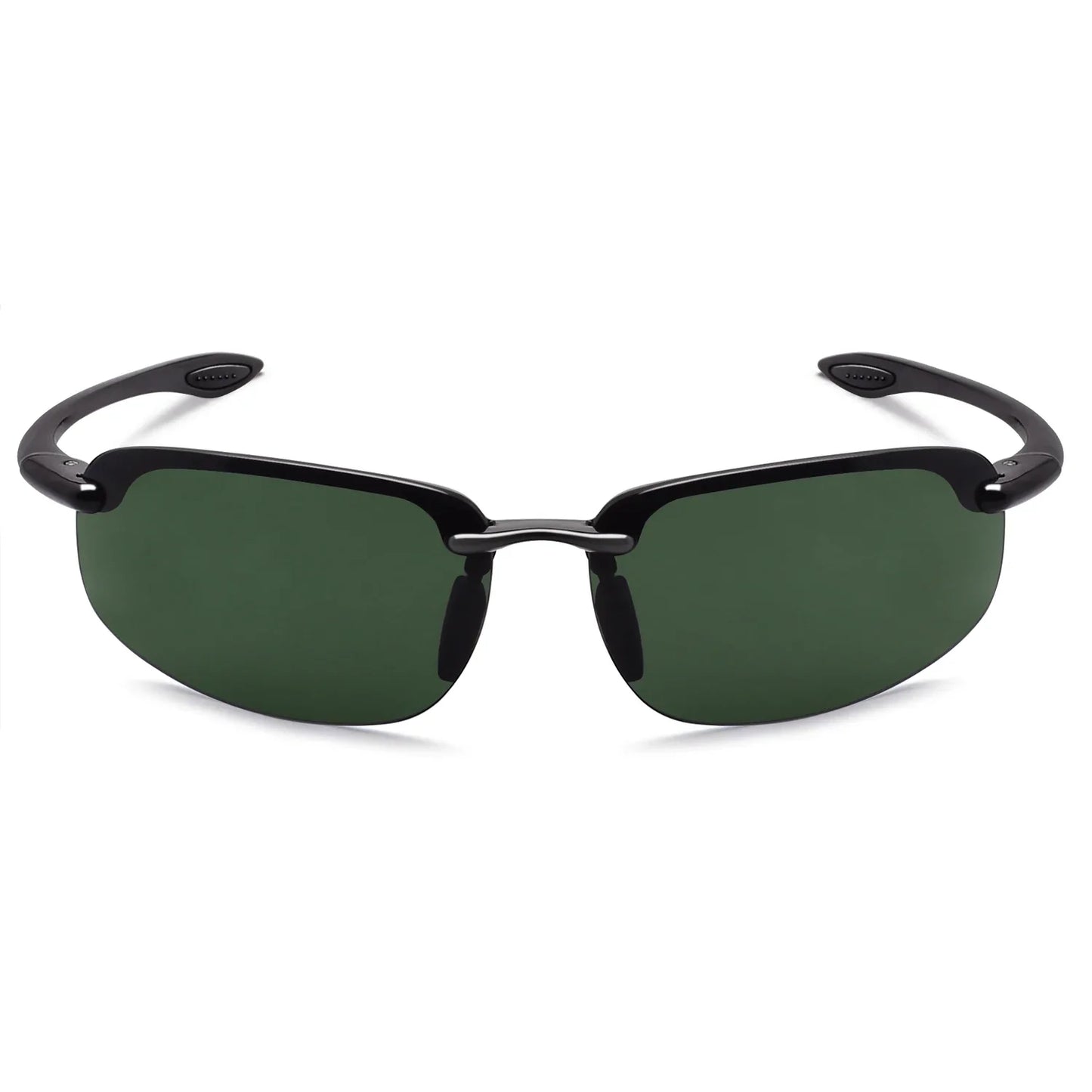 Unisex Sports Sunglasses UV400 Rimless Ultralight Frame for Cycling Driving Running - MJ8001