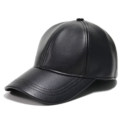 British Top Jazz Hat Minimalist PU Leather Gentleman Hats Men's and Women's Couple Hat Fedoras Party Wedding Cap Father Hat Gift