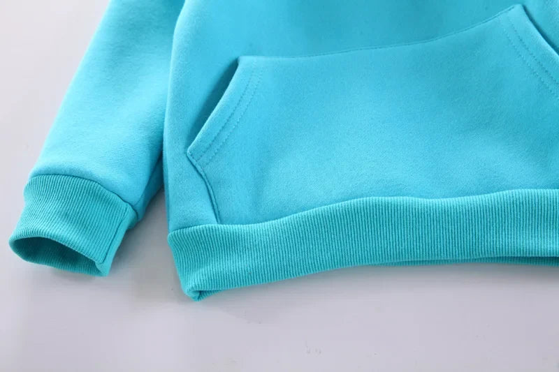 New Autumn Winter Fashion Baby Girls Clothes Children Boys Thicken Hoodies Pants 2Pcs/Set Toddler Sports Costume Kids Tracksuits