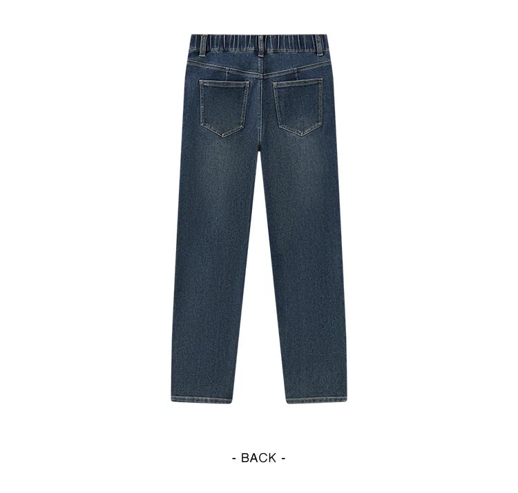 Jeans Women Minimalist Pants Autumn 2025 New Versatile Tapered Trousers
