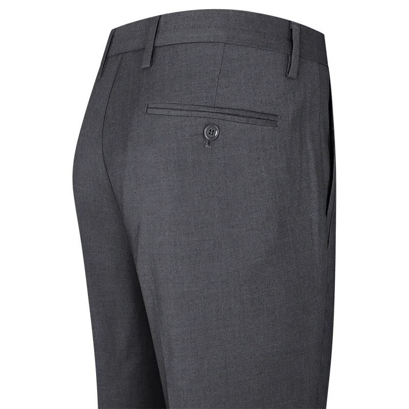 Top Grade New Brand Fashion Relax Fit Suit Pant Office Trousers For Men Dress Pants Business Straight Trousers Men's Clothing