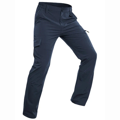 Men’s Lightweight Hiking Pants Quick Dry Water Resistant Tactical Work Outdoor Fishing Cargo Trousers