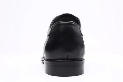 Spring Autumn Soft Square Toe Lace Up Dress Shoes Man High Quality Fashion Cowhide Elegant and Classic 39 Social Shoe for Men