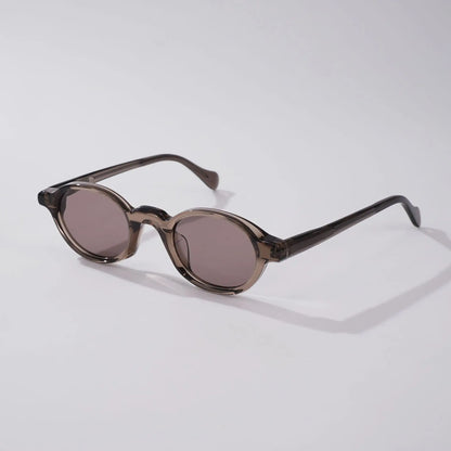Fashion Top Quality Acetate Small Round Man Sunglasses Tourism Driving UV400 Protection Women Custom Prescription Sun Glasses