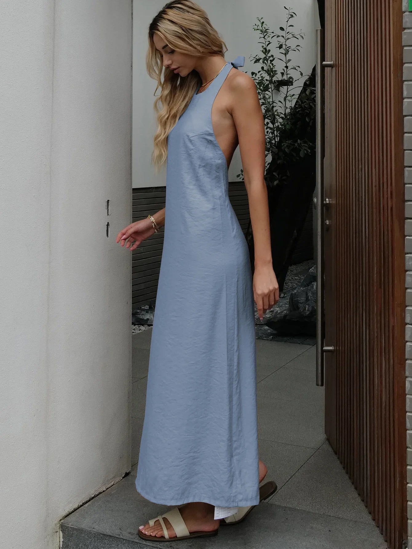 2024 Summer Women Backless Elegant Dress