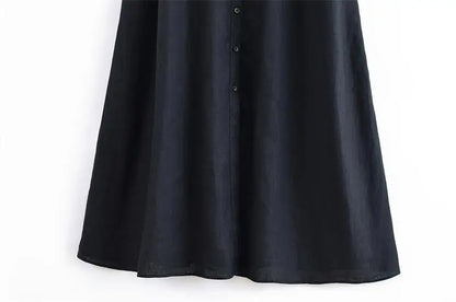 Dresses Summer Women's 2026 New Neck-Hanging Elegant Long Holiday Dress Women Street Chic Youth Loose Fashion Dress