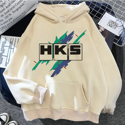 Jdm Printed Hoodie Men_Women Casual Fashion Hooded Shirt Woman y2k Long Sleeves Pullover Sweatshirts  Unisex Clothing